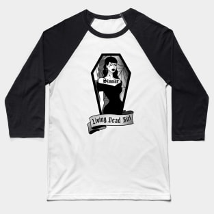 Sinner Girl Gothic Baseball T-Shirt